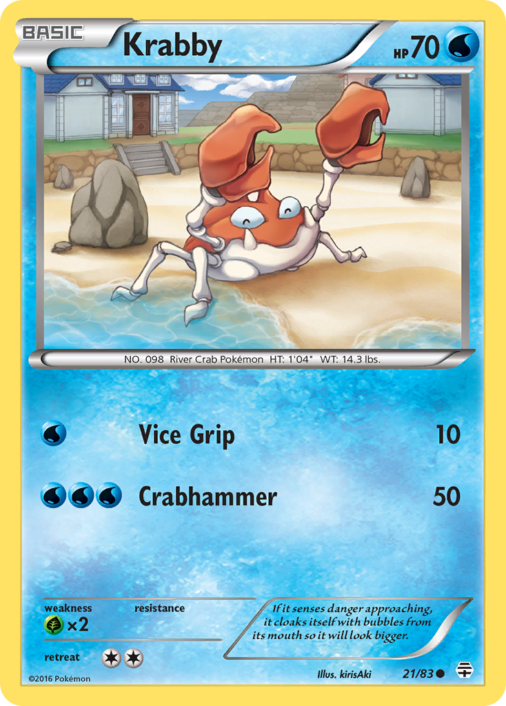 Krabby (21/83) [XY: Generations] | GnG Games