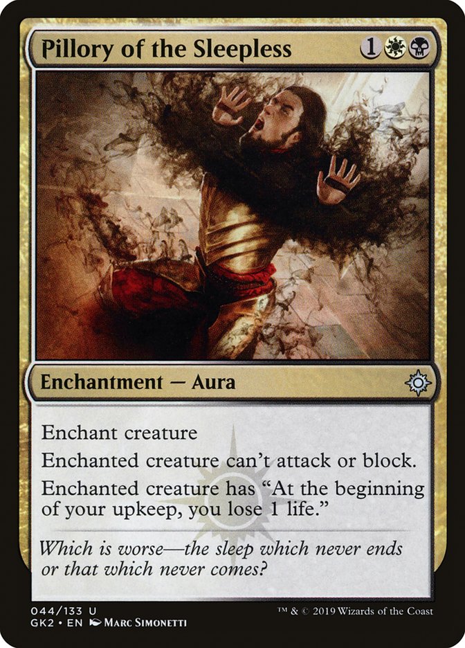 Pillory of the Sleepless [Ravnica Allegiance Guild Kit] | GnG Games