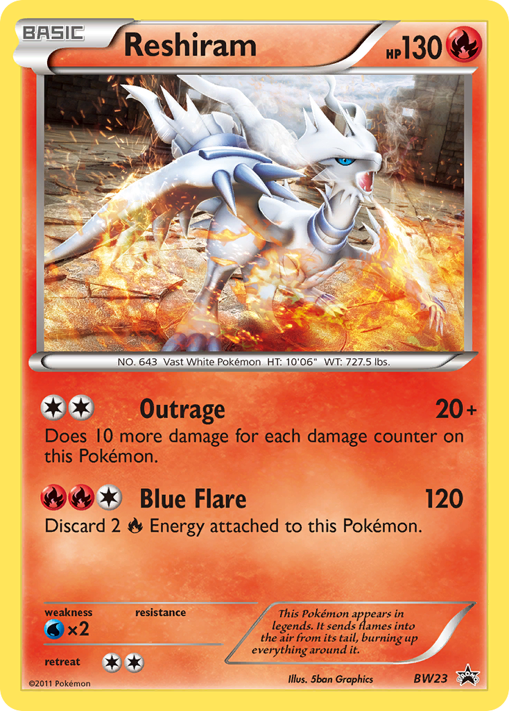 Reshiram (BW23) [Black & White: Black Star Promos] | GnG Games