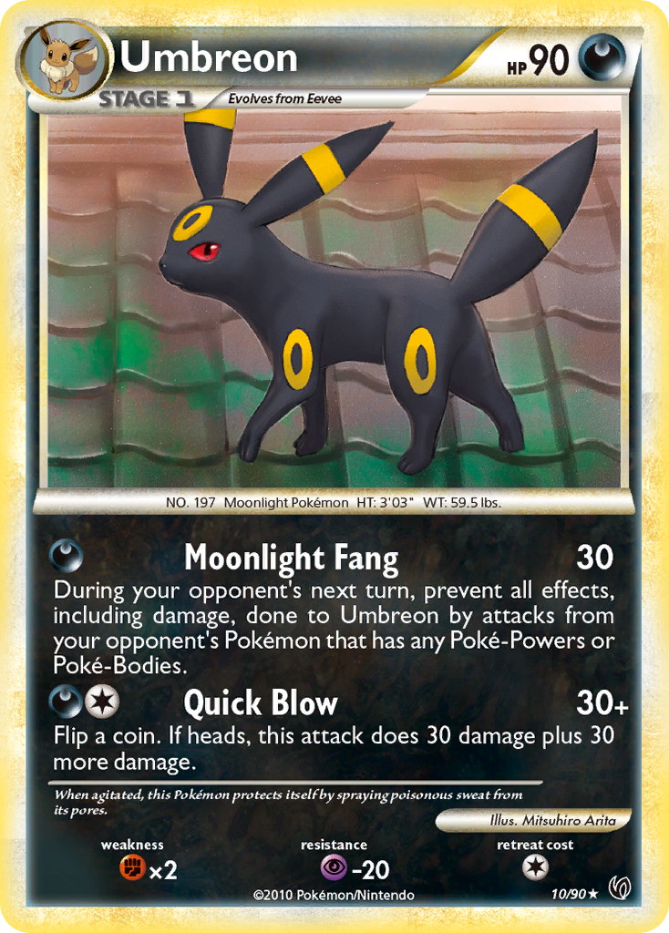 Umbreon (10/90) [HeartGold & SoulSilver: Undaunted] | GnG Games