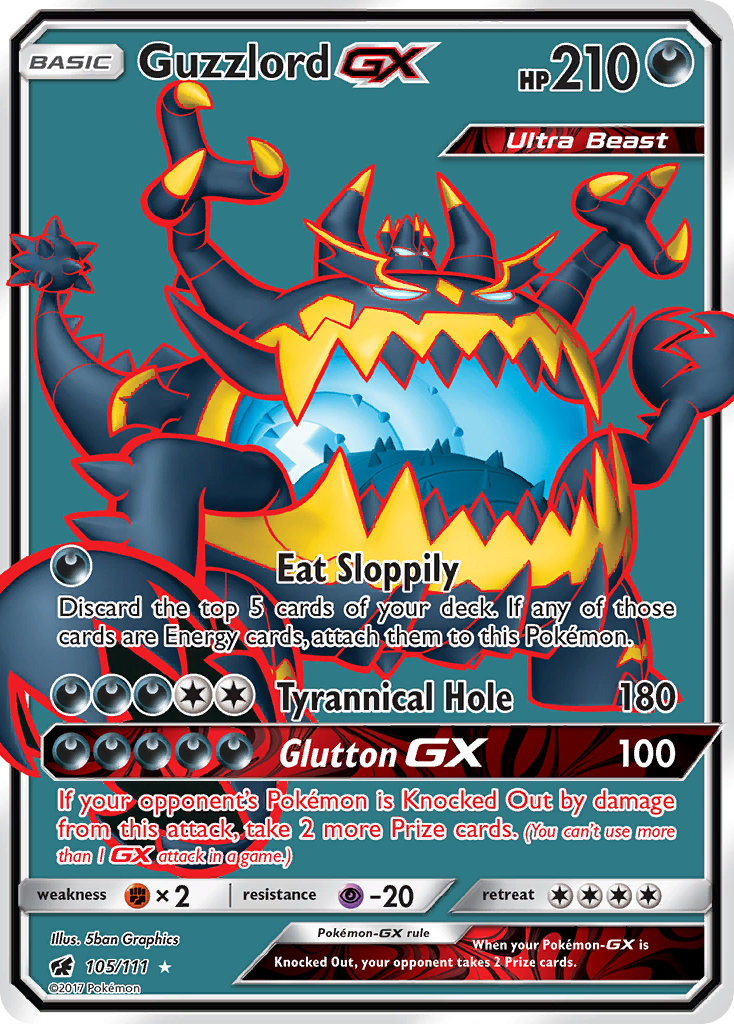 Guzzlord GX (105/111) [Sun & Moon: Crimson Invasion] | GnG Games