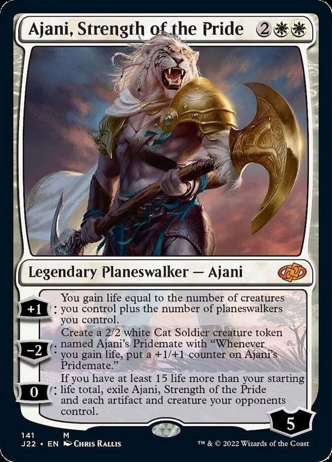 Ajani, Strength of the Pride [Jumpstart 2022] | GnG Games