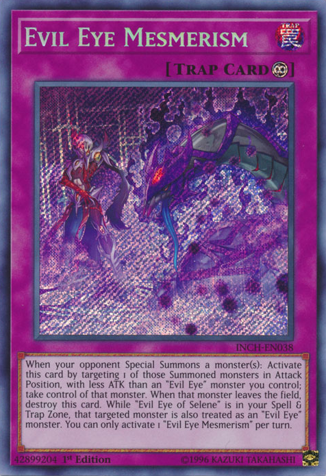 Evil Eye Mesmerism [INCH-EN038] Secret Rare | GnG Games