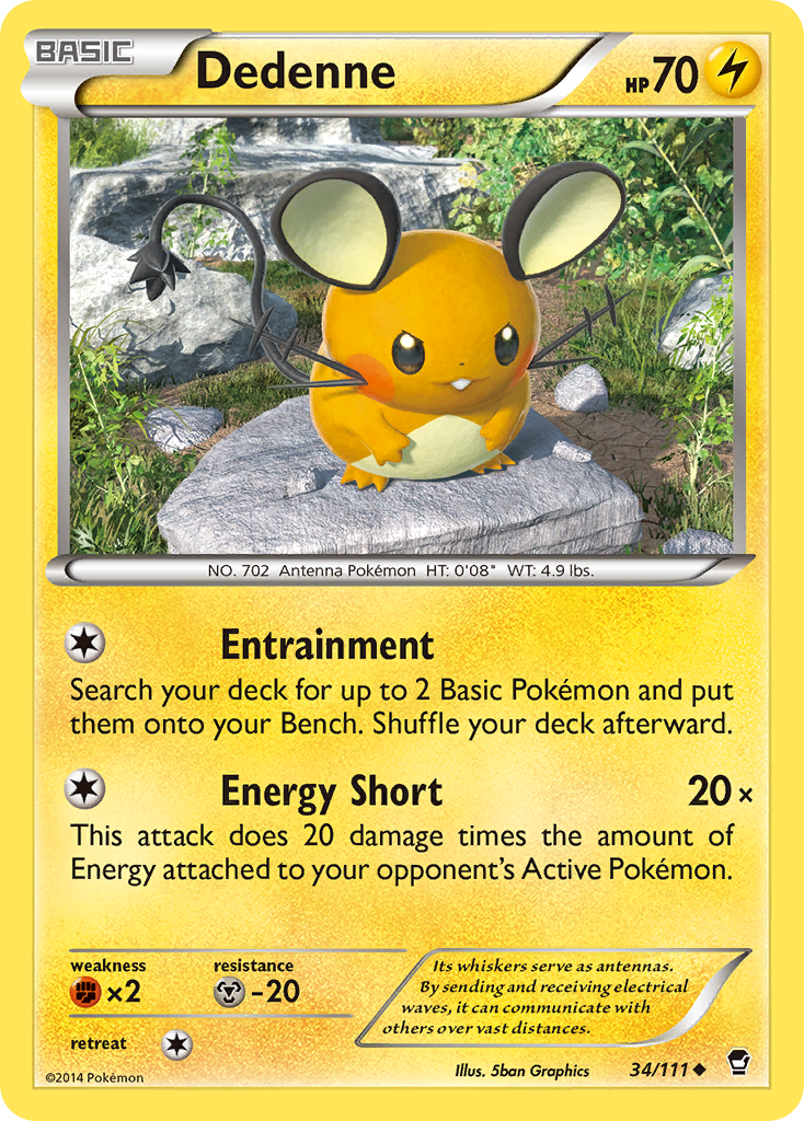 Dedenne (34/111) [XY: Furious Fists] | GnG Games