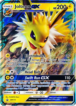 Jolteon GX (SM173) (Jumbo Card) [Sun & Moon: Black Star Promos] | GnG Games