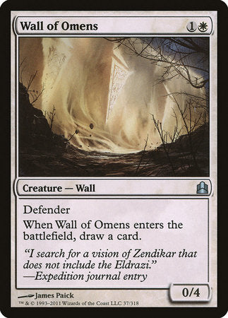 Wall of Omens [Commander 2011] | GnG Games