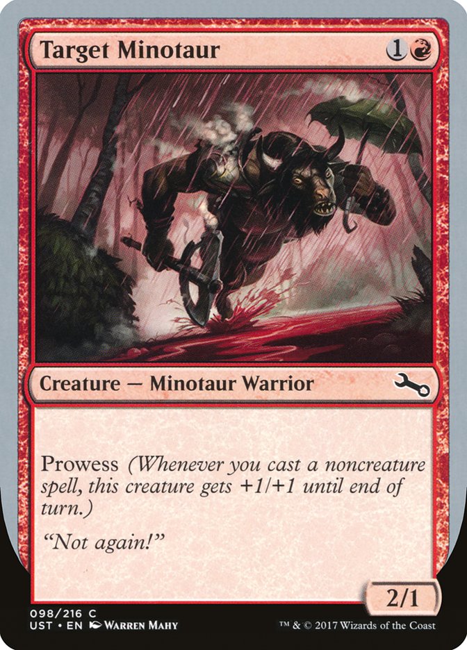 Target Minotaur (Rain Art) [Unstable] | GnG Games