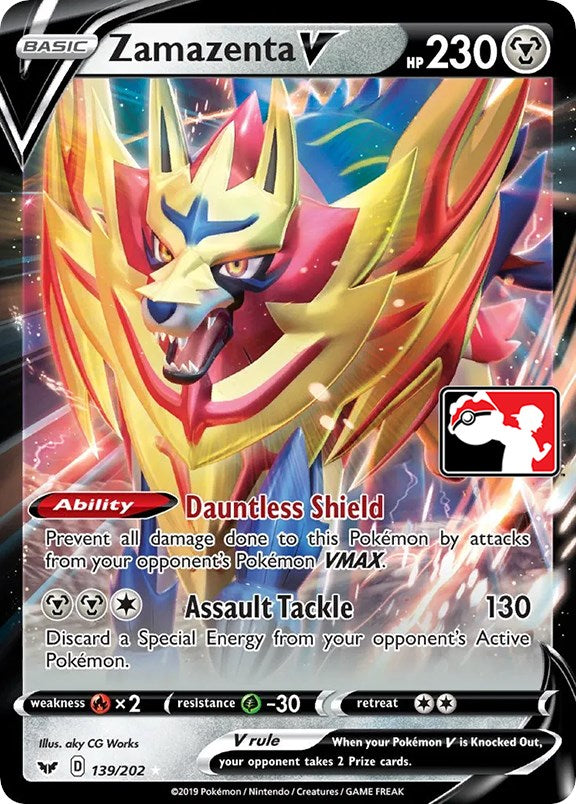 Zamazenta V (139/202) [Prize Pack Series One] | GnG Games