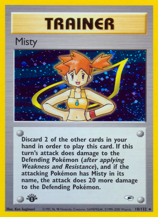 Misty (18/132) [Gym Heroes 1st Edition] | GnG Games