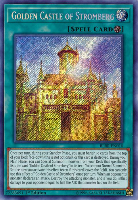 Golden Castle of Stromberg [BLRR-EN010] Secret Rare | GnG Games