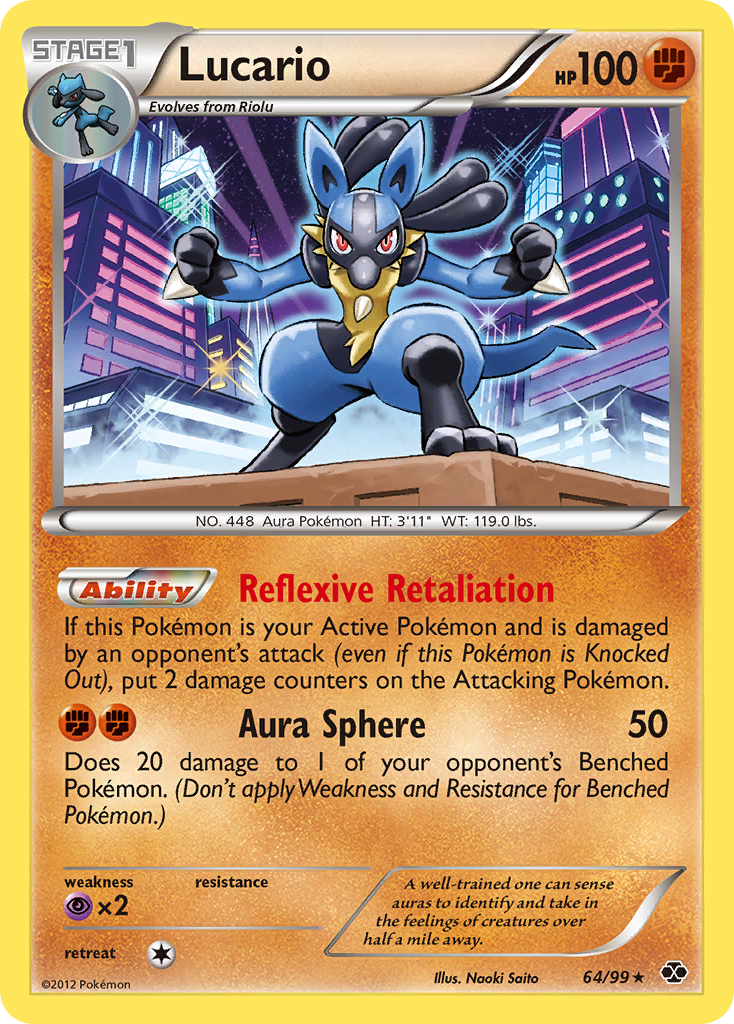 Lucario (64/99) [Black & White: Next Destinies] | GnG Games