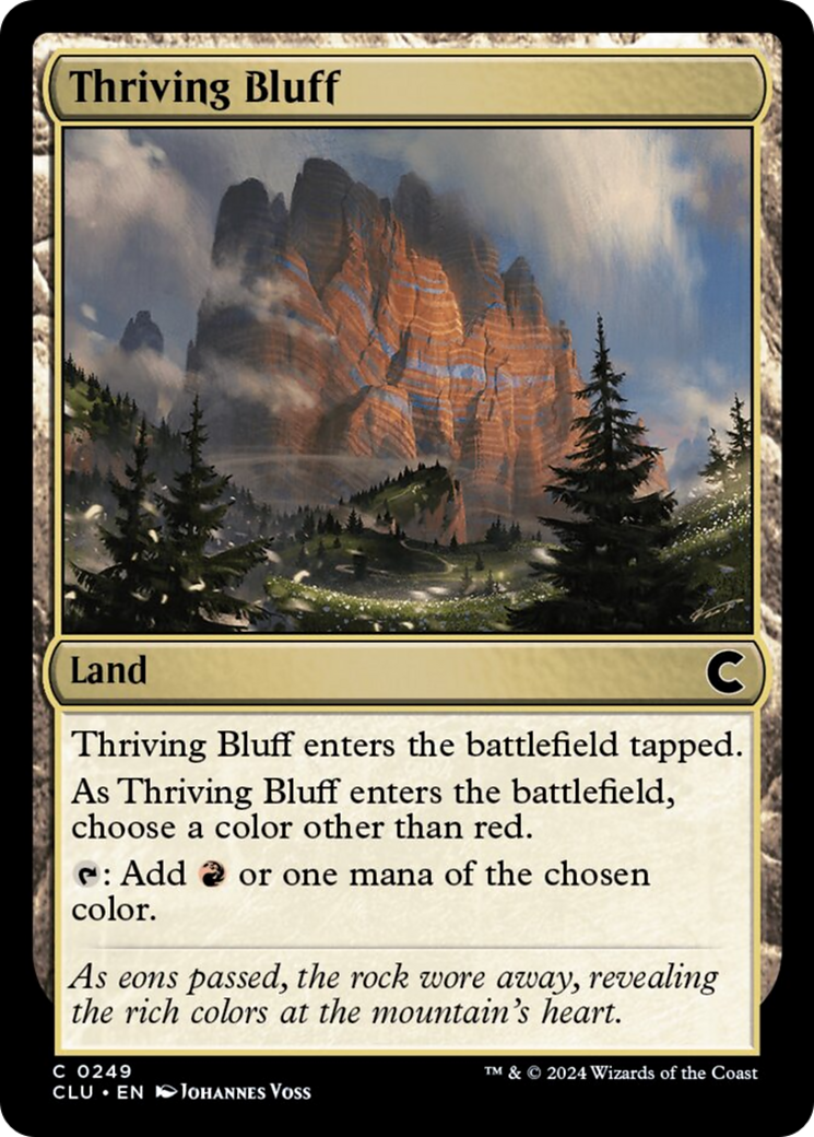 Thriving Bluff [Ravnica: Clue Edition] | GnG Games