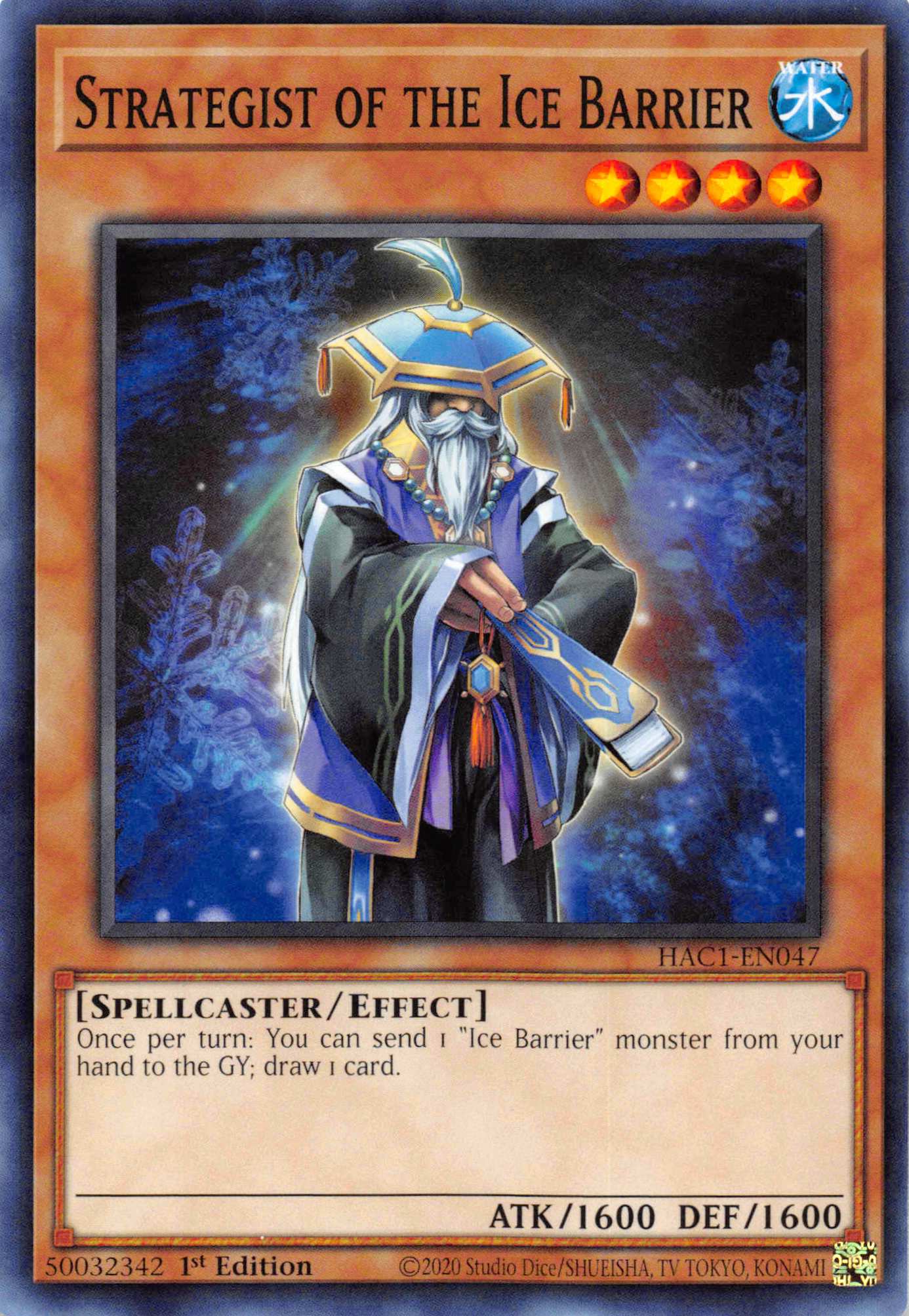 Strategist of the Ice Barrier (Duel Terminal) [HAC1-EN047] Parallel Rare | GnG Games