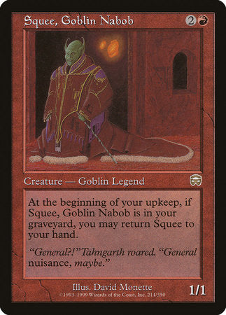 Squee, Goblin Nabob [Mercadian Masques] | GnG Games