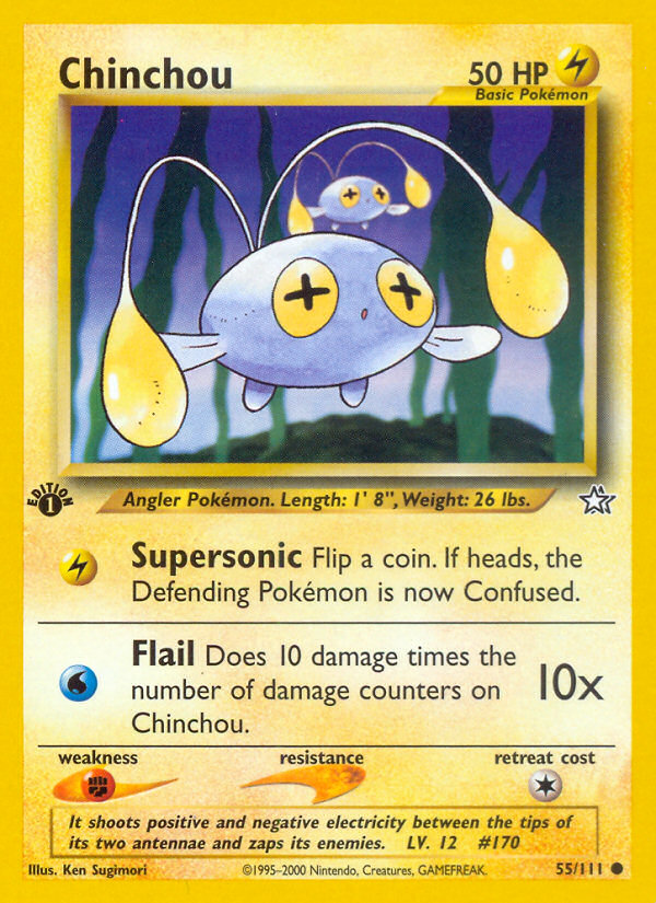 Chinchou (55/111) [Neo Genesis 1st Edition] | GnG Games