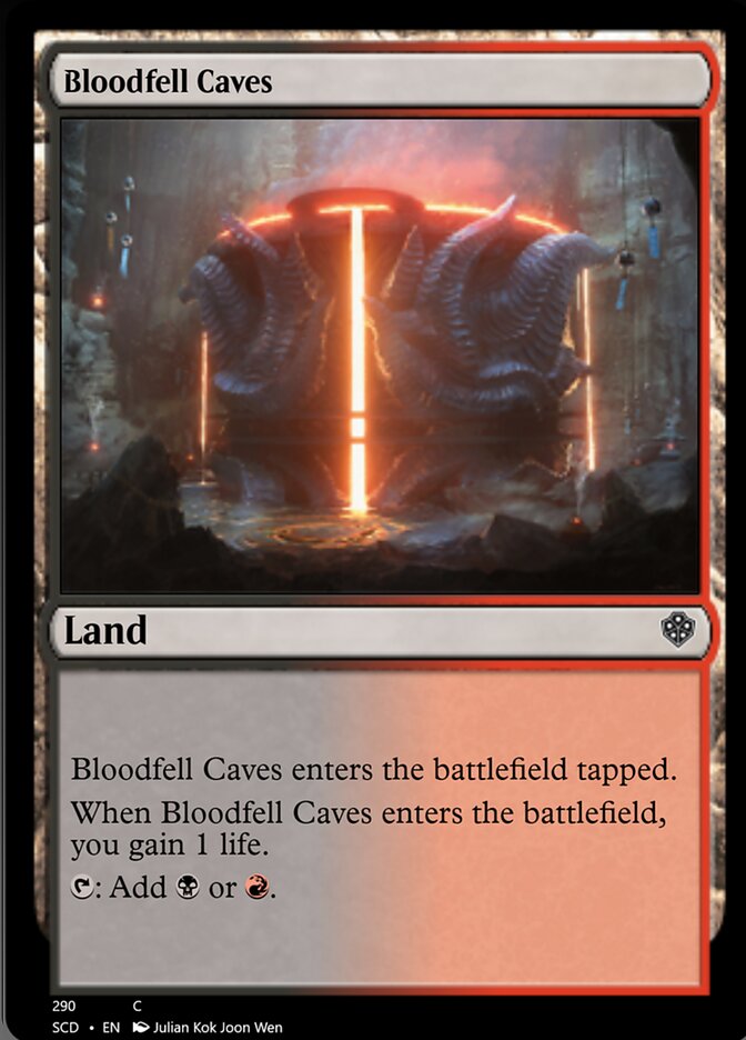 Bloodfell Caves [Starter Commander Decks] | GnG Games