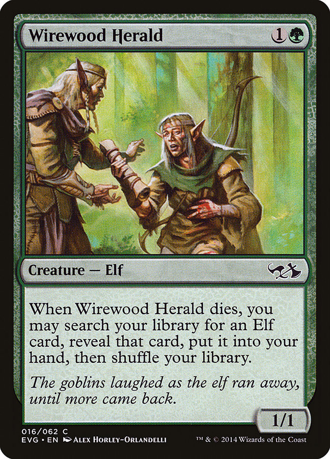 Wirewood Herald (Elves vs. Goblins) [Duel Decks Anthology] | GnG Games