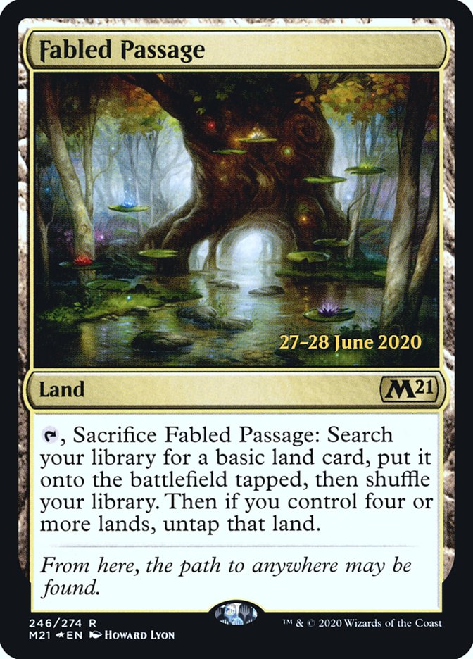 Fabled Passage  [Core Set 2021 Prerelease Promos] | GnG Games