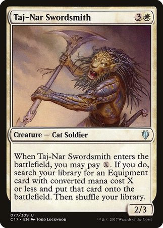 Taj-Nar Swordsmith [Commander 2017] | GnG Games