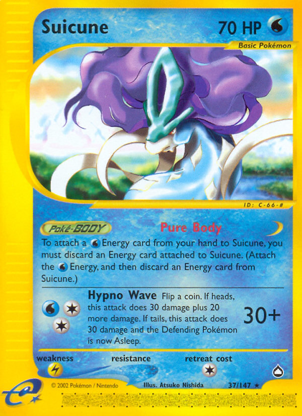 Suicune (37/147) [Aquapolis] | GnG Games