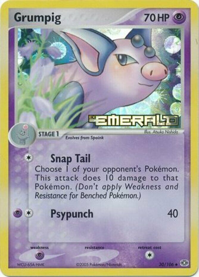 Grumpig (30/106) (Stamped) [EX: Emerald] | GnG Games