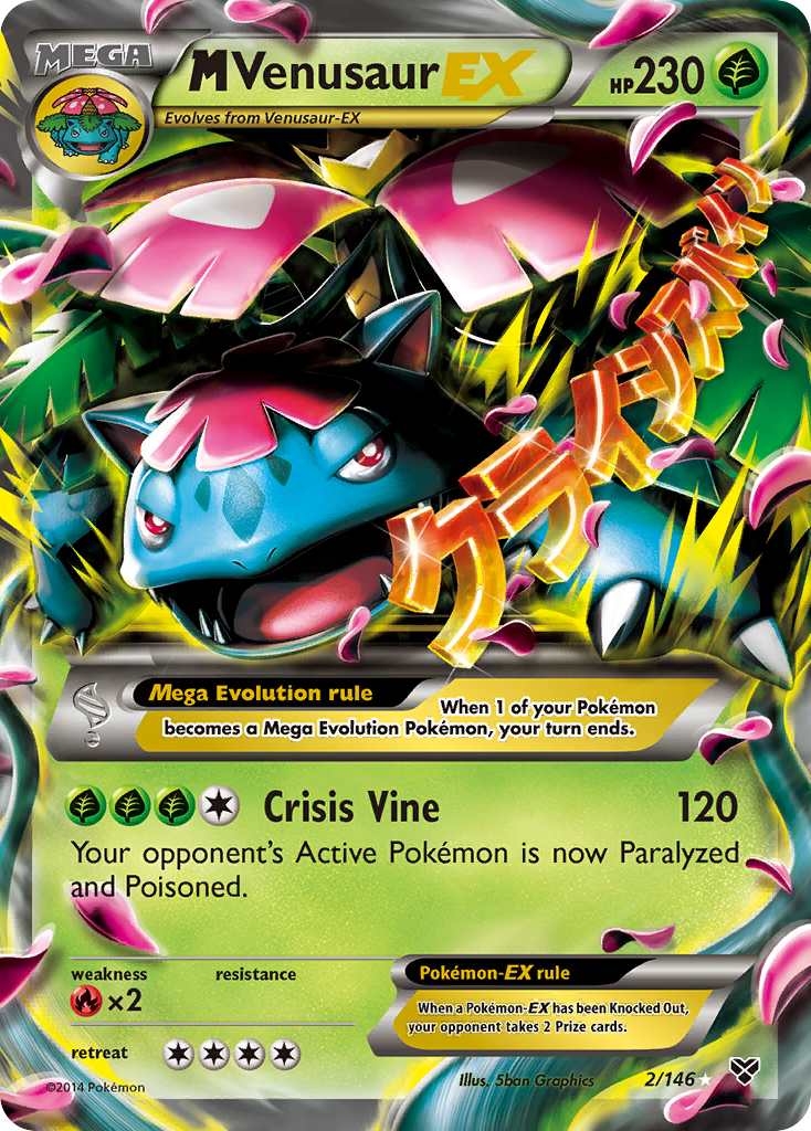 M Venusaur EX (2/146) [XY: Base Set] | GnG Games