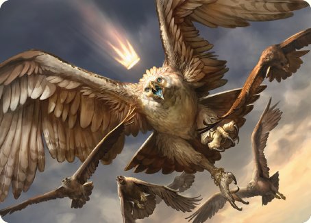 Gwaihir, Greatest of the Eagles Art Card [The Lord of the Rings: Tales of Middle-earth Art Series] | GnG Games