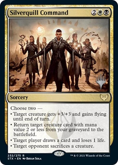 Silverquill Command (Promo Pack) [Strixhaven: School of Mages Promos] | GnG Games