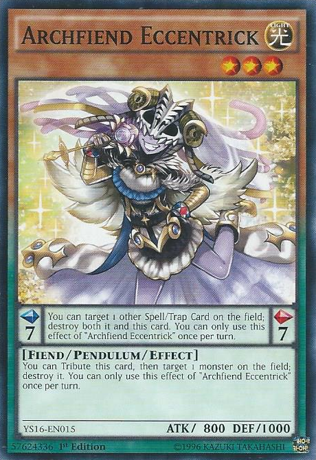 Archfiend Eccentrick [YS16-EN015] Common | GnG Games