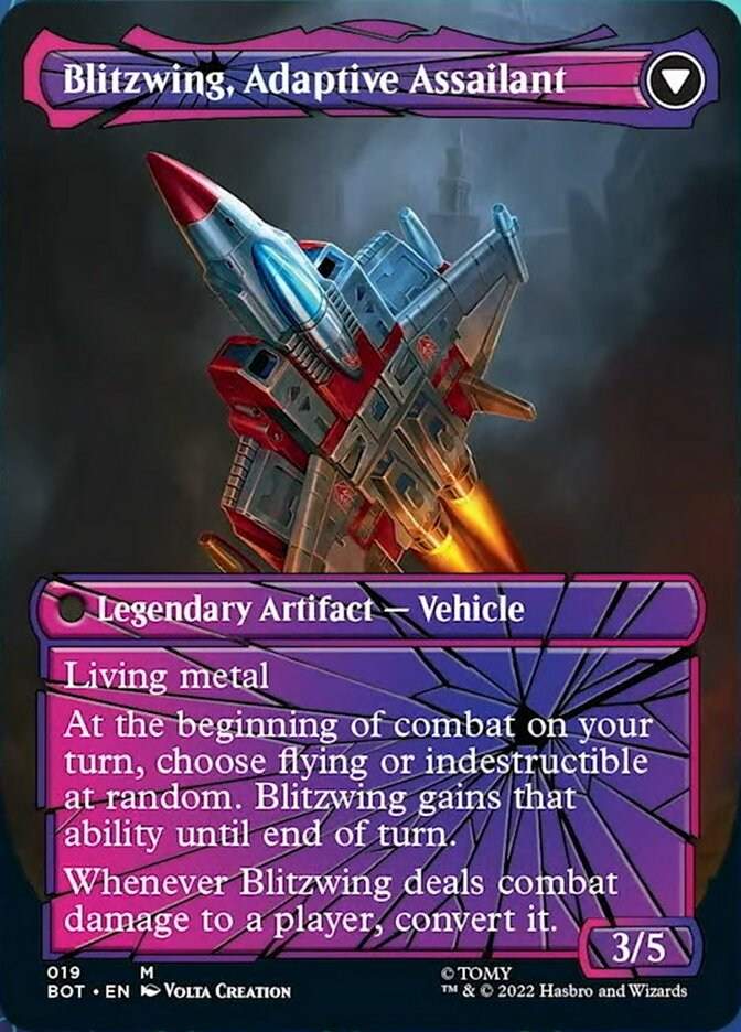 Blitzwing, Cruel Tormentor // Blitzwing, Adaptive Assailant (Shattered Glass) [Universes Beyond: Transformers] | GnG Games