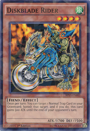 Diskblade Rider (Shatterfoil) [BP03-EN043] Rare | GnG Games