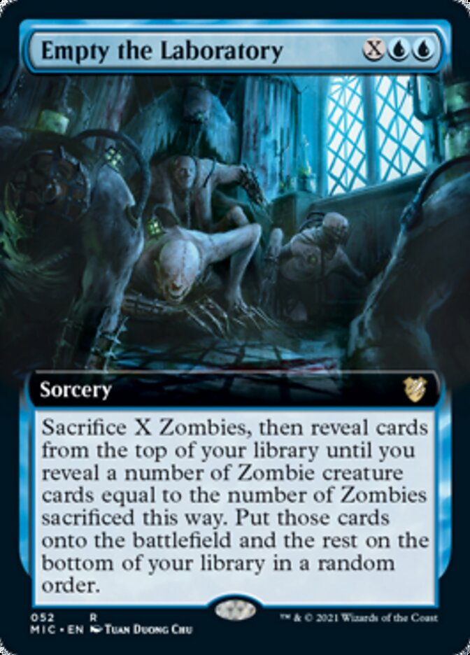 Empty the Laboratory (Extended) [Innistrad: Midnight Hunt Commander] | GnG Games