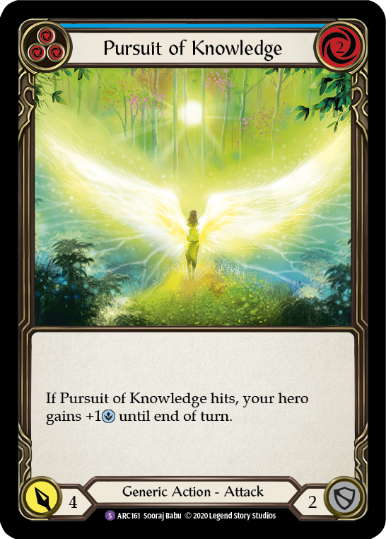 Pursuit of Knowledge [ARC161] Unlimited Edition Rainbow Foil | GnG Games