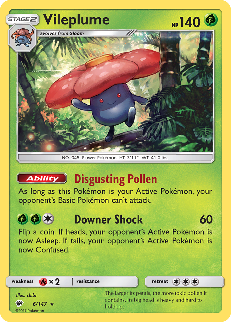 Vileplume (6/147) [Sun & Moon: Burning Shadows] | GnG Games