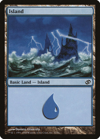 Island (32) [Duel Decks: Jace vs. Chandra] | GnG Games