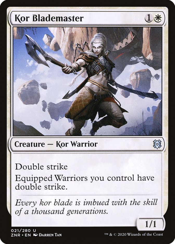 Kor Blademaster [Zendikar Rising] | GnG Games