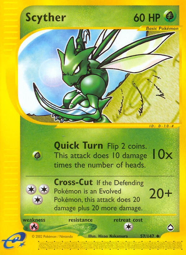 Scyther (57/147) [Aquapolis] | GnG Games