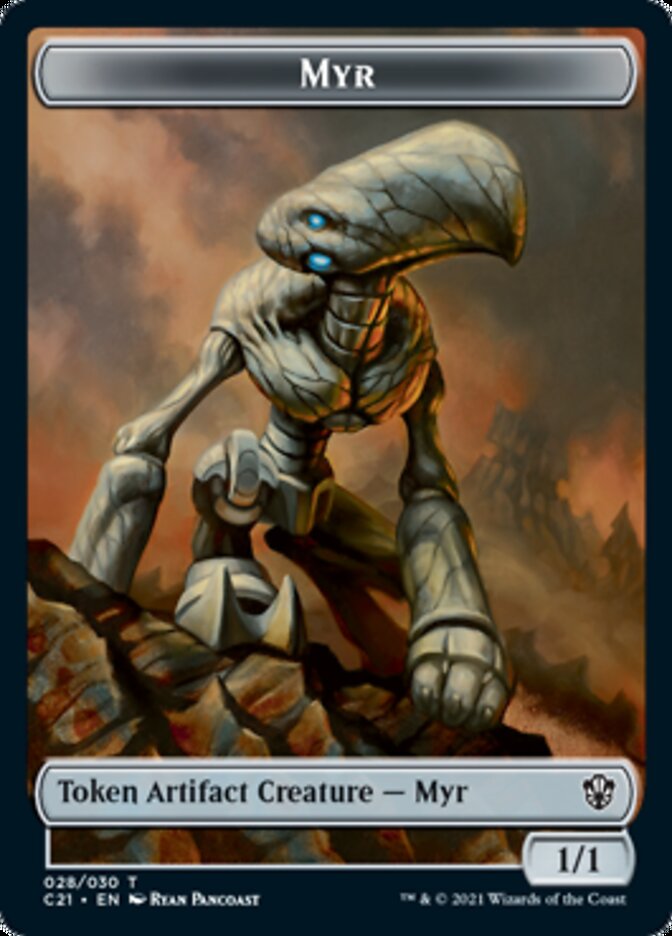 Myr // Treasure Token [Commander 2021 Tokens] | GnG Games