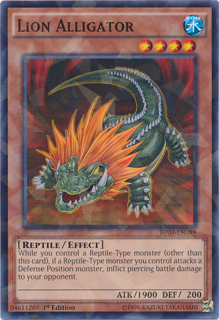 Lion Alligator (Shatterfoil) [BP03-EN089] Rare | GnG Games