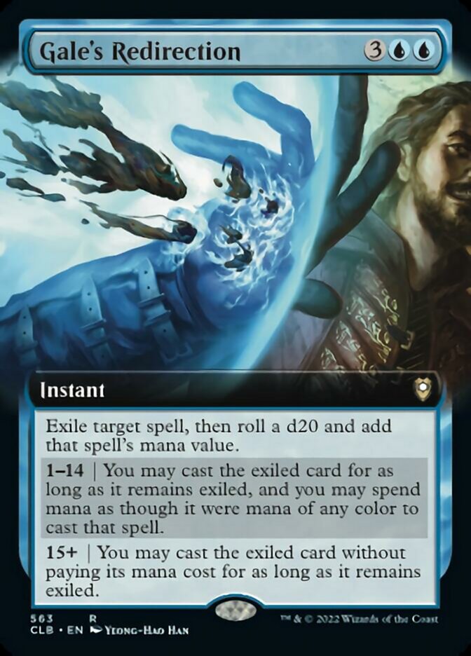 Gale's Redirection (Extended Art) [Commander Legends: Battle for Baldur's Gate] | GnG Games