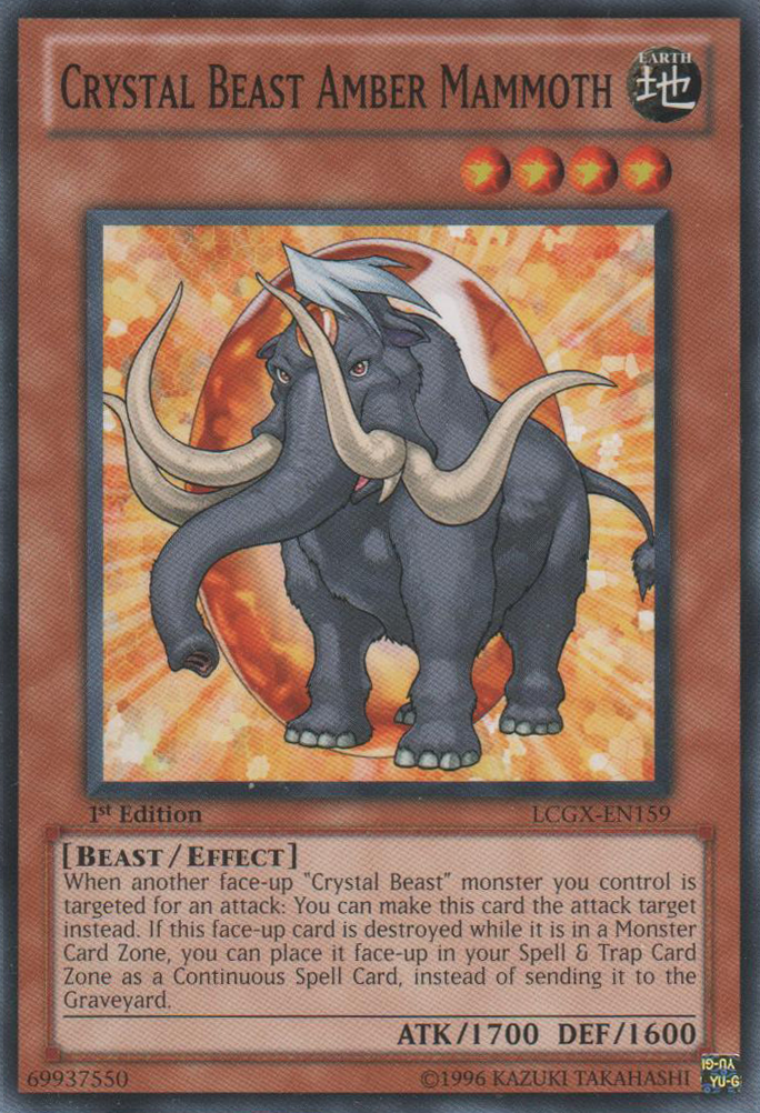 Crystal Beast Amber Mammoth [LCGX-EN159] Common | GnG Games