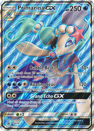 Primarina GX (SM39) (Jumbo Card) [Sun & Moon: Black Star Promos] | GnG Games