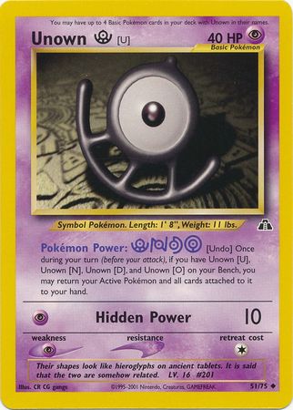 Unown [U] (51/75) [Neo Discovery Unlimited] | GnG Games
