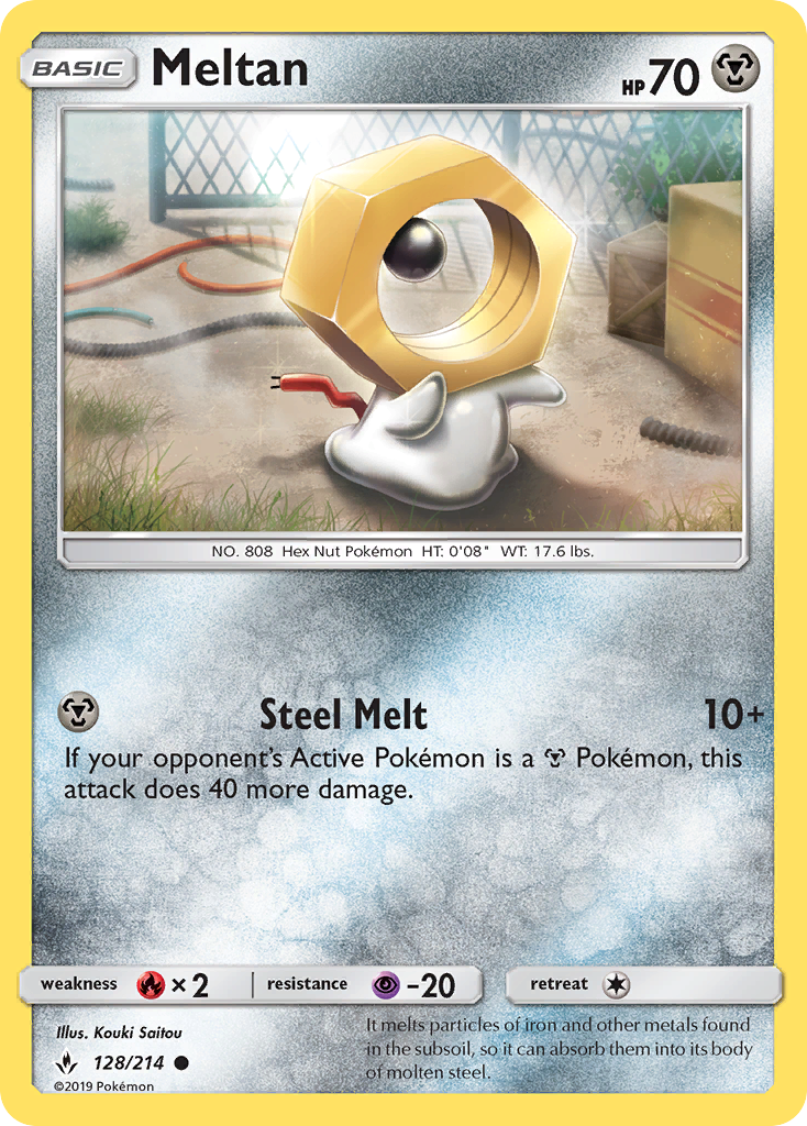 Meltan (128/214) [Sun & Moon: Unbroken Bonds] | GnG Games