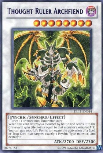 Thought Ruler Archfiend (Purple) [DL11-EN014] Rare | GnG Games