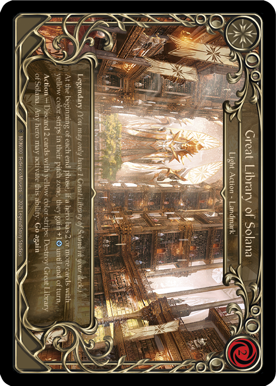 Great Library of Solana (Rainbow Foil) [U-MON000-RF] Unlimited Edition Rainbow Foil | GnG Games