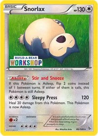 Snorlax (80/106) (Build-a-Bear Workshop Exclusive) [XY: Flashfire] | GnG Games