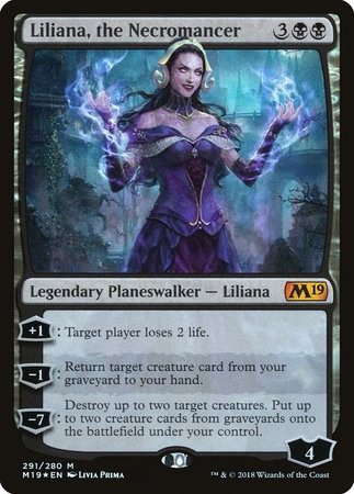 Liliana, the Necromancer [Core Set 2019] | GnG Games