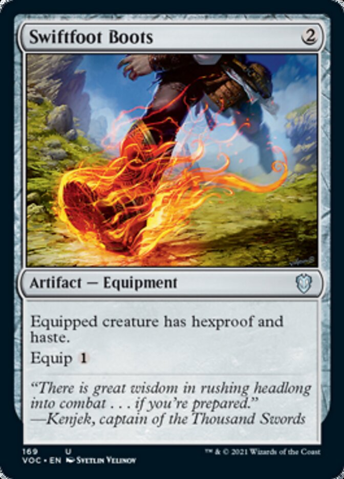 Swiftfoot Boots [Innistrad: Crimson Vow Commander] | GnG Games