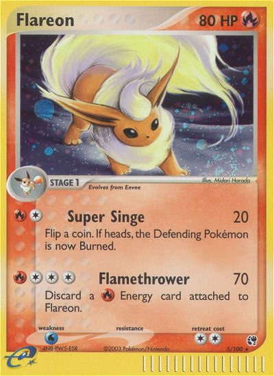 Flareon (5/100) [EX: Sandstorm] | GnG Games